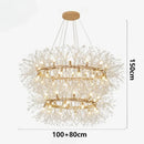 Axyaa LED Chandelier Staircase Pendant Light for Living & Dining Room Lighting