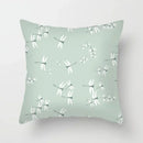 Axyaa Sea Turtle & Bird Pillowcase - Single Print Sofa Case for Children's Bedroom