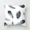 Axyaa Geometric Heart Piano Girl Throw Pillow Case Set for Home Decor