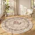 Axyaa French Round Carpet: Non-Slip, Waterproof, Anti-Fouling Rug for Living Room, Bedroom, and Sofa