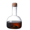 Axyaa 20oz Clear Glass Wine Decanter Bottle Coffee Holder Cork Household Decor