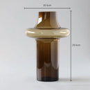 Axyaa Glass Vase: High-end Artistic Flower Arrangement for Living Room