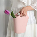 Axyaa Ceramic Flower Basket Vase: Creative Home Decor & Room Accent