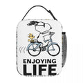Axyaa Cartoon Dog Lunch Bag: Cute & Insulated Thermal Cooler Box