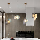 Axyaa Nordic Glass Chandelier LED Pendant Lamp for Home Decor