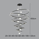 Axyaa Modern LED Pendant Chandeliers for Living Room Staircase Indoor Lighting