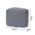 Axyaa Large Capacity Waterproof Organizer Bag with Multi-Layer Compartments