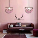 Axyaa Nordic Glass Ball Chandelier: Elegant LED Decor Light for Various Spaces