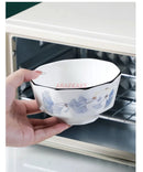 Axyaa Ceramic Rice Bowl Set of 10 - Elegant Tableware for Home
