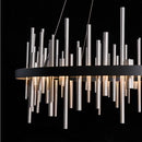 Axyaa Stainless Steel Pendant Chandelier for Home Decor & Indoor Lighting