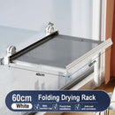 Axyaa Wall Mounted Retractable Clothes Drying Rack Shelf