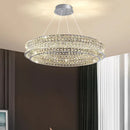 Axyaa Crystal Chandelier Pendant Light for Luxury Living Room and Bedroom Lighting