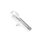 Axyaa Stainless Steel BBQ Tongs Set - Heat Resistant Kitchen Cooking Clips