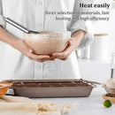 Axyaa Non-Stick Square Lattice Brownie Pan for Baking Delicious Desserts