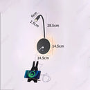 Axyaa LED Adjustable Angle Wall Lamp USB Charging Dimmable Reading Light