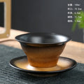 Axyaa Retro Flower Ceramic Coffee Cup Set - Japanese Style Home Decor