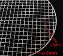 Axya Stainless Steel BBQ Grill Mesh Bacon Grill Tool Non-Stick BBQ Grid