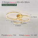 Axyaa LED Ceiling Light: Modern Aluminum Ring for Bedroom, Study - Full Spectrum Lighting
