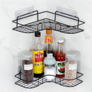 Axyaa Stainless Steel Shower Shelf with Hooks - Space Saving Storage Solution
