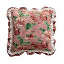 Axyaa Pastoral Jacquard Throw Pillowcase: Decorative Sofa Cushion Cover in Polyester