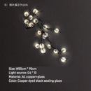 Axyaa Nordic Luxury Crystal Wall Lamp Copper Decorative Living Room Lighting