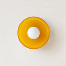 Axyaa Italy Glass Wall Lamp White/Green/Orange for Living Room Bedroom Corridor
