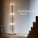 Axyaa Nordic LED Glass Floor Lamp: Modern, Bright, Heavy, Indoor Lighting for Living Room