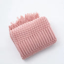 Axyaa Knitted Throw Blankets: Cozy Chunky Textured Vintage Gift, Tassel Trim