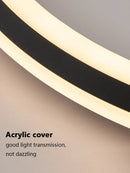 Axyaa LED Ring Chandelier for Living Room, Bedroom, Kitchen, and Restaurant