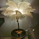 Nordic Feather Floor Lamp by Axyaa: French Retro Atmosphere Light for Living Room