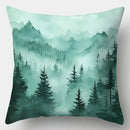 Axyaa Deep Mountain Morning Sofa Pillow Case Set, 45x45cm, Home Decoration