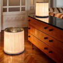 Axyaa Silver Metal Table Light with E27 Bulb