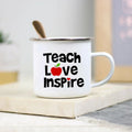 Teacher Enamel Mug by Axyaa - Creative School Water Cup - Perfect Teachers Day Gift