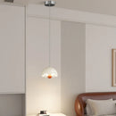 Axyaa LED Cream Pendant Light Modern Indoor Chandelier Dining Room Decor