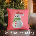 Christmas Cartoon Pillow Covers by Axyaa - Festive Home Decor for Sofa, Bedroom & Car