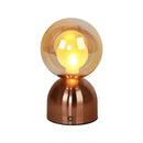 Axyaa Grey Glass Ball LED Desk Lamp | Nordic Modern Home Decor Table Light