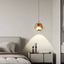 Axyaa Black Gold LED Pendant Light for Bedrooms & Living Rooms