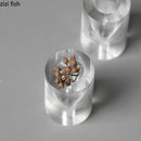 Axya Clear Dessert Stand: Stylish Ice Cream & Snack Display Rack