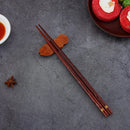 Axyaa Wooden Sushi Chopsticks Set - Eco-Friendly Reusable Asian Food Sticks