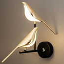 Axyaa Postmodern Bird Chandelier Wall Sconce Light for Hallway, Stairs, Bedroom