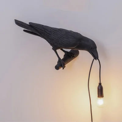 Axyaa Nordic Lucky Bird Table Lamp Resin Home Decor Lighting