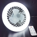 Axyaa 27" 3-Blade Ceiling Fan with 6 Speeds, Adjustable Color Temperature & Brightness