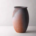 Axyaa Zen Stoneware Vase, Handmade Ceramic Pot, Wabi Sabi Home Decor