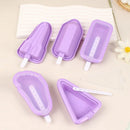 Axyaa Silicone Ice Cream Mold Set for Summer Homemade Treats