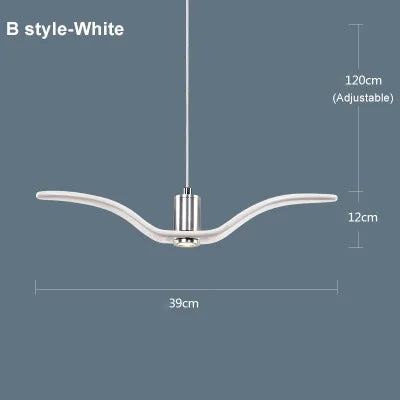Axyaa Bird LED Pendant Chandelier for Living Room, Bedroom, Bar Lighting
