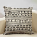 Axyaa Geometric Aztec Boho 45x45cm Linen Pillowcase for Home Sofa Decor