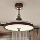 Axyaa Minimalist Ceiling Fan Pendant Light for Dining Room and Living Room