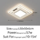 Axyaa Modern LED Ceiling Light Black Indoor Lamp for Bedroom, Living Room, Balcony