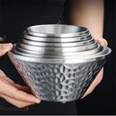 Axyaa Stainless Steel Double Layer Salad and Soup Bowl