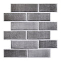 Axyaa 3D Faux Brick Wall Panel Self-adhesive Tile Sticker for Kitchen Bathroom